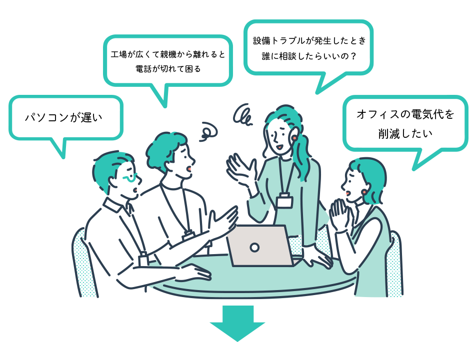 オフィスのお悩み